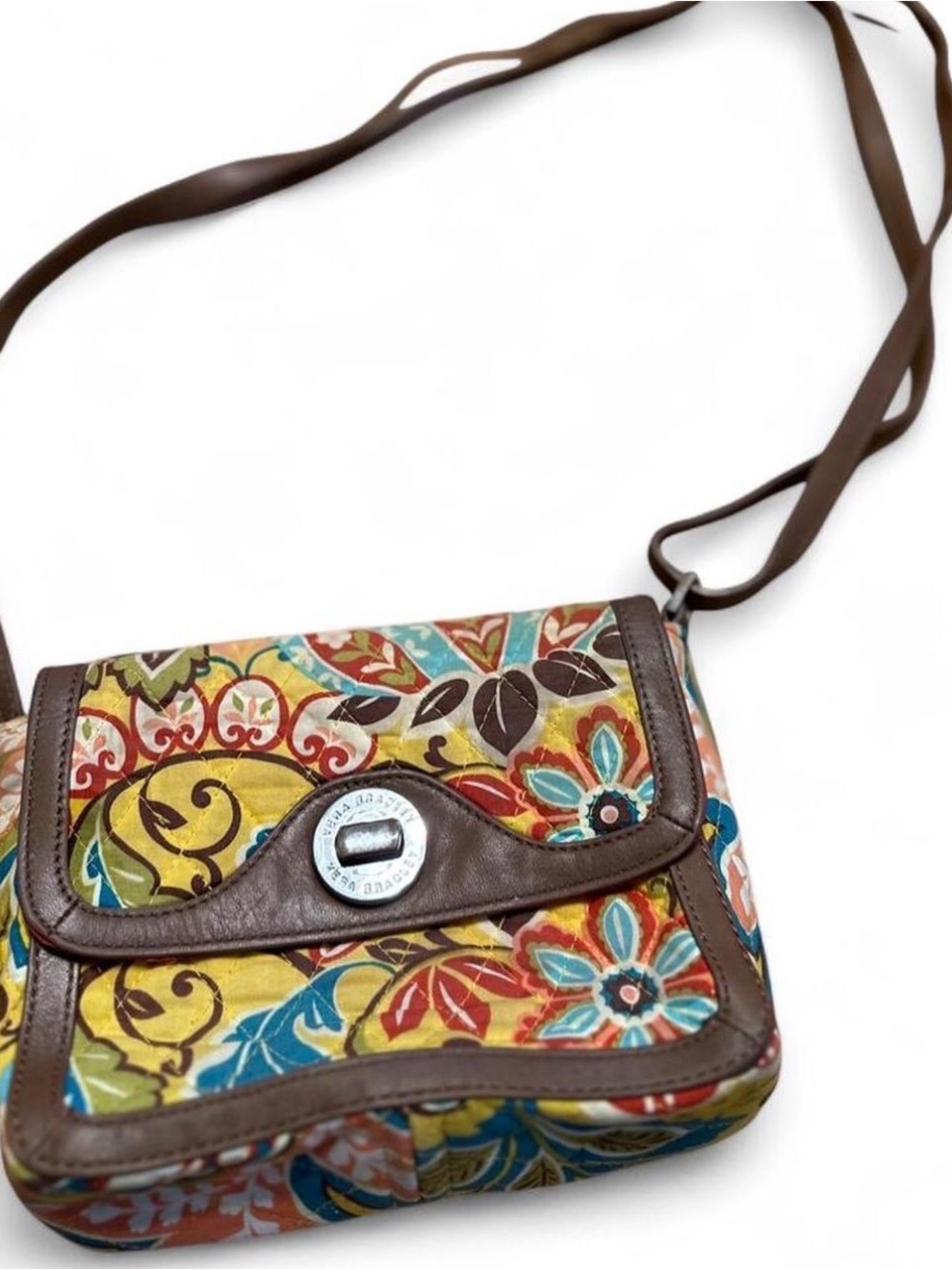 Vera Bradley Patricia Quilted Floral Crossbody Bag & Matching Wallet Set Retired - Picture 2 of 8